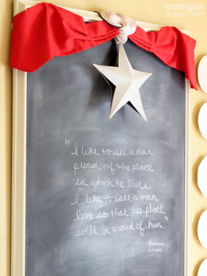 Madigan made… mini bunting, a new quote and a thank you.