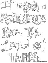 Literature Quotes Coloring Pages