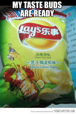 funny Lays chips Japan flavor