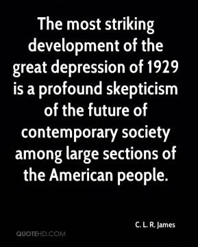 The most striking development of the great depression of 1929 is a ...