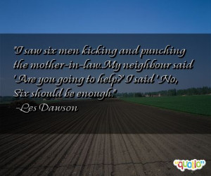 saw six men kicking and punching