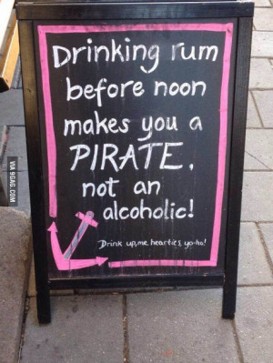 funny drink alcohol 9gag rum pirate