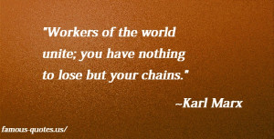 The Meaning Of Peace by karl marx Picture Quotes