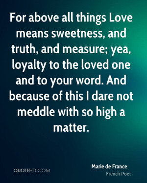 Marie de France Quotes