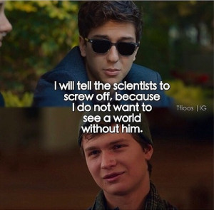 Isaac Fault in Our Stars Quotes