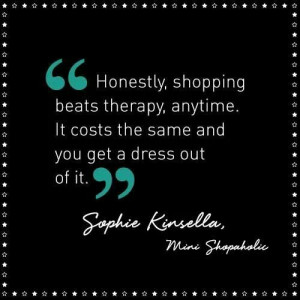 Shopping vs. Therapy?? No brainer!
