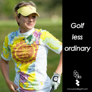 ... ordinary in Poodle Golf's 'Epic' shirt in Indie yellow. #quotes #golf