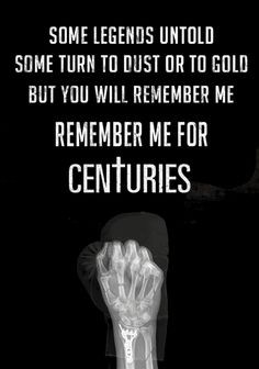 Centuries by Fall Out Boy. Obsessed!!! More