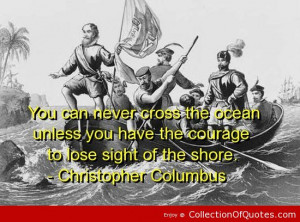 Christopher Columbus Quotes