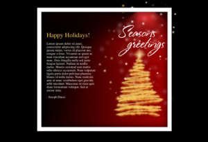 seasons greetings christmas email template