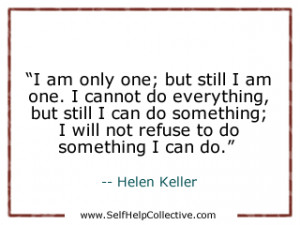 know your thoughts on any of these inspirational Helen Keller quotes ...