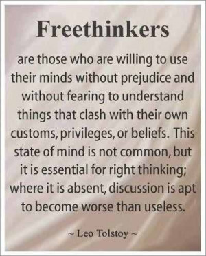 Free Thinking.