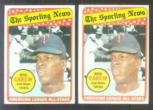 ... #419 Rod Carew All-Star (Twins, Hall-of-Famer) Baseball cards value