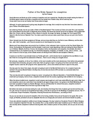 ... speeches you have to have quite a funny wedding speech for daughters