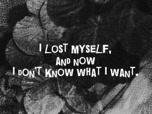 depression, lost, sad, words