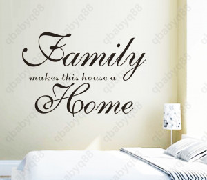 family-home-Wall-Quotes-decal-Removable-stickers-decor-Vinyl-DIY-art ...
