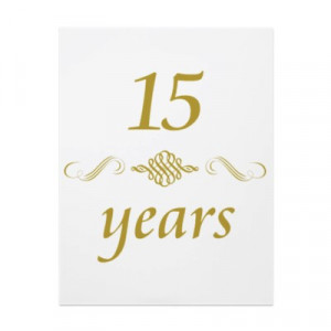 15 Year Work Anniversary But it's been 15 years