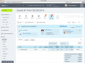 Cloud sales management software - quotes and invoices