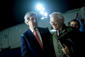 Secretary of State John Kerry and Middle East envoy Martin Indyk / AP