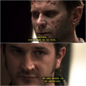 Lucifer and Gabriel | Supernatural quotes: Supernatural Quotes