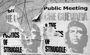 Che Guevara Poster and graffiti.
