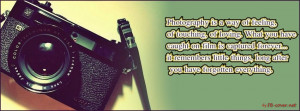 Awesome New FB Quotes http://www.fb-cover.net/photography-quote