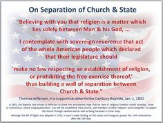 Thomas Jefferson's great 1801 defense of separation of church and ...