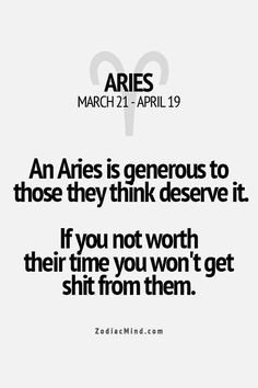 Aries Zodiac Quotes