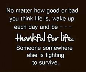 be so so thankful for everyday :)
