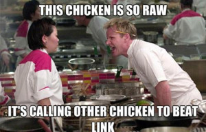 Ramsey Zelda chicken meme