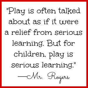 as an individual and the importance of play based learning