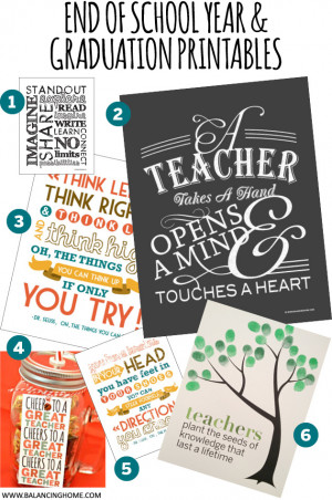 End of the Year Printables