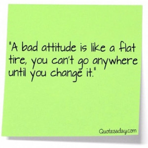 Attitude is everything!