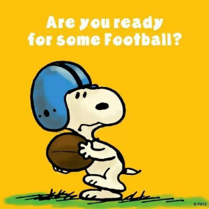 Snoopy: Are You Ready For Some Football?