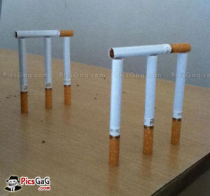 Funny Cigarette Wickets