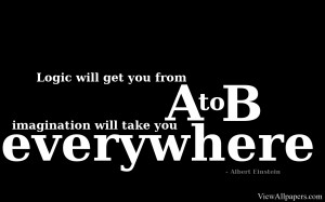 Albert Einstein Logic Quotes | Quotes HD Wallpapers