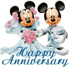 Mickey Mouse Happy Anniversary to My Husband