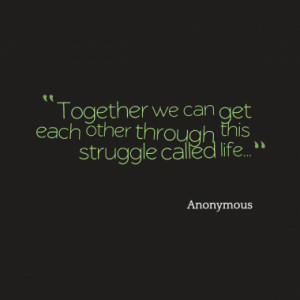 Support Each Other Quotes
