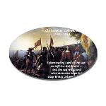 Christopher Columbus Oval Sticker