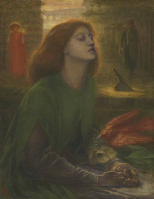 Dante Gabriel Rossetti, Beata Beatrix, circa 1864-70 - The picture is ...