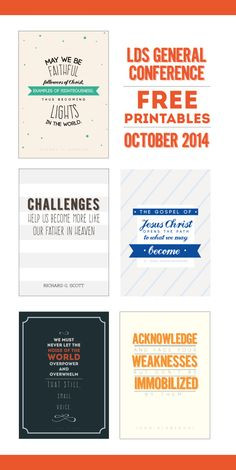 General Conference quotes english y espanol More