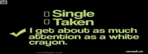 Single Taken? Facebook Cover