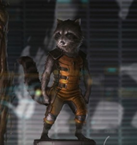 Rocket Raccoon in Guardians of the Galaxy