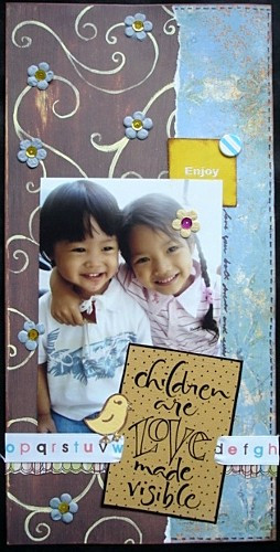 Children Quote Scrapbook Page by Edleen Maryam