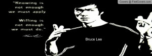 Bruce Lee quote cover