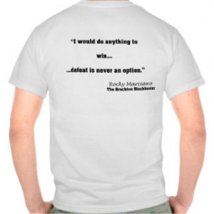 The Rocky Knockout Shirt with quote