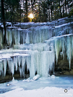 Icicles in Hocking Hills