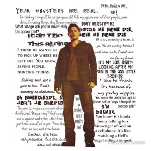 Dean Winchester quotes - red