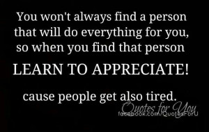 Learn to appreciate
