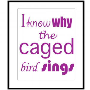 caged bird quotes